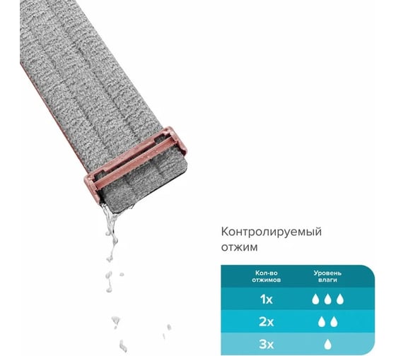Швабра MILEY Solo Mop с отжимом 100-156