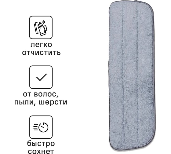 Тряпка для Spray Mop Ridberg 40х12 8 шт 1211473