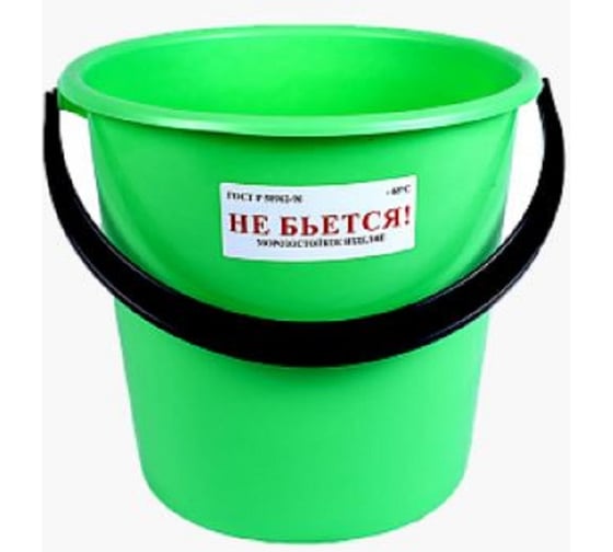 Пластиковое ведро ACG 5 л, зеленое 1027611