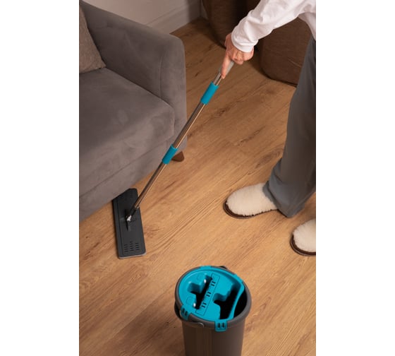 Система для уборки MILEY Light Mop, швабра+ведро с отжимом 806360244817