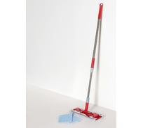 Плоская швабра Доляна телескопическая стальная ручка, микрофибра 34х15х78 112 см 1860196