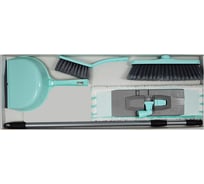 Набор для сухой и влажной уборки In'Loran 5 предметов, мятный NBR-73TF