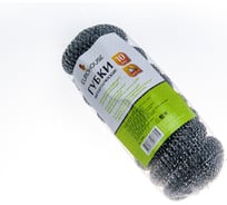 Металлическая губка EUROHOUSE спираль 10 шт в сетке 11994