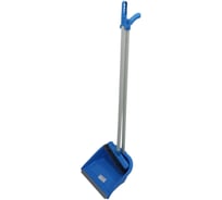 Комплект Ленивка совок+щетка с длинными ручками ЛЮКС - цвет СИНИЙ ACG 1028854