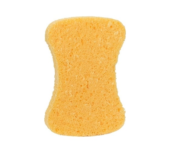 Фигурная губка PAPSTAR 100х70 мм 5 шт в упаковке целлюлоза желтая 1/160 PS-86133