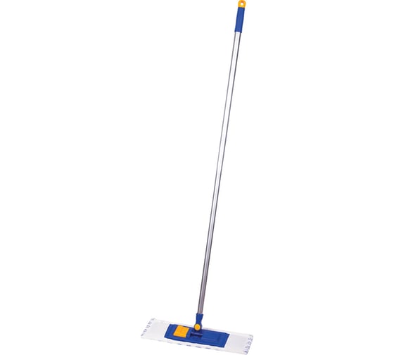 Швабра OfficeClean Professional пластиковый держатель 40 см насадка МОП микрофибра/абразив карман 266756