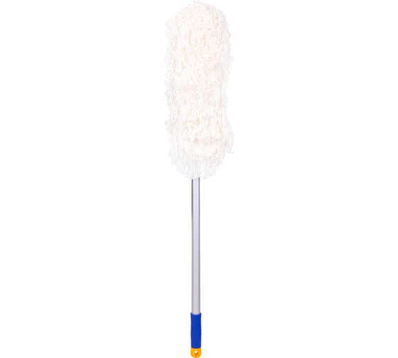 Швабра-рамка OfficeClean Professional алюминиевая ручка 75-130 см насадка МОП хлопок карманы 40 см 266759