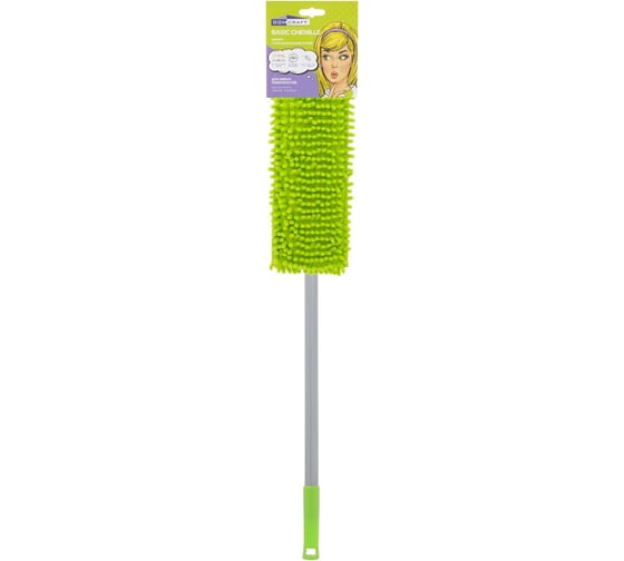 Швабра DOMCRAFT BASIC CHENILLE с телескопической рукояткой DBC002