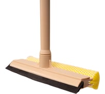 Щетка для окон MILEY Naturals с ручкой 38 см, размер моющей части 20 см 806536891920