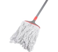 Швабра с насадкой VETTA из хлопка, вес 240 гр, длина ручки, 148 см 444-359