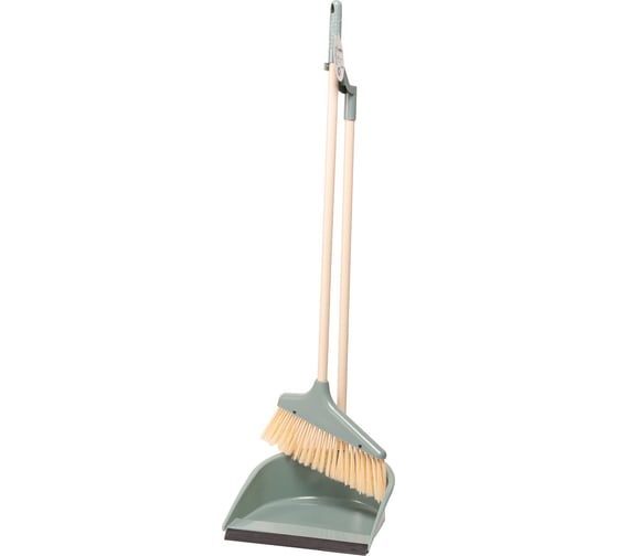 Набор для уборки пола MILEY Naturals: совок высота 60см, щетка размер 25*7см 806957871755 1