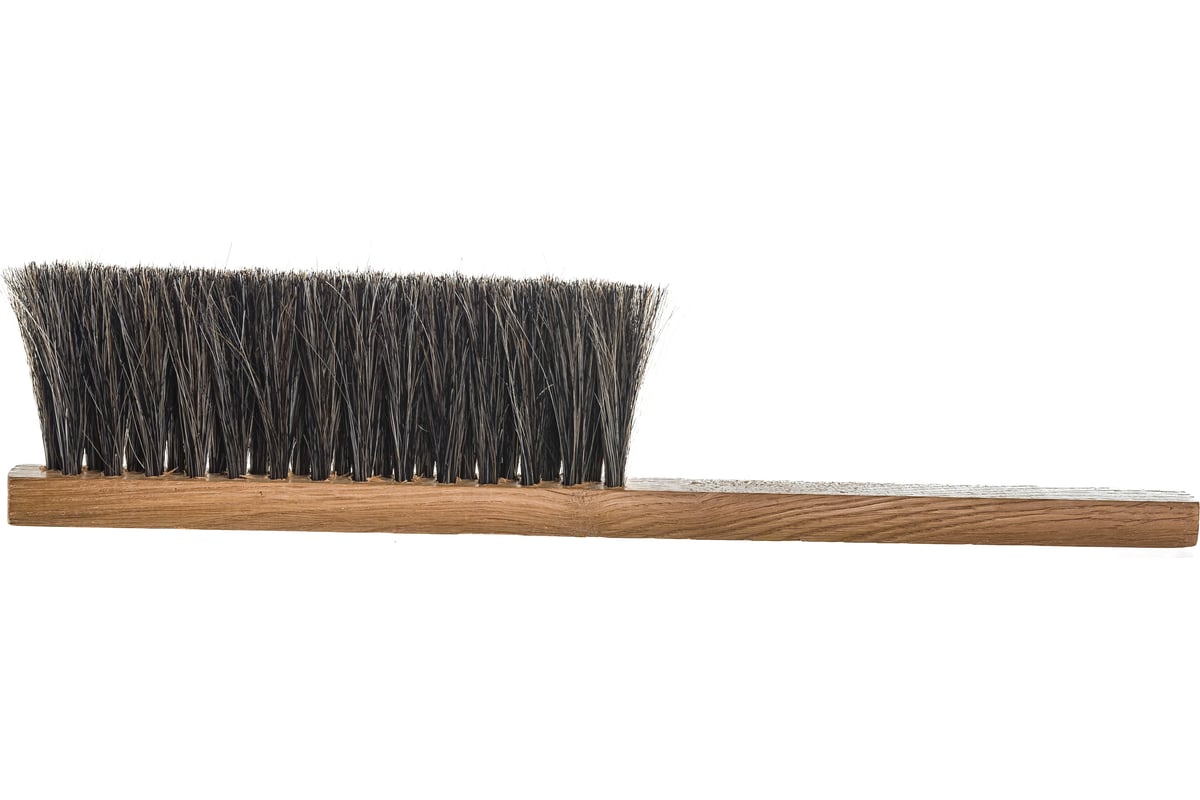Двурядная техническая щетка-сметка YOZHIK натуральный конский волос Y ...