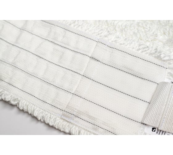 Петельный микрофибровый моп Pro-Brite белый, 40 см, карман-язык 40TM-U 1