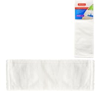 Насадка-моп для швабры OfficeClean Professional с карманам, плотная микрофибра, белая 303080