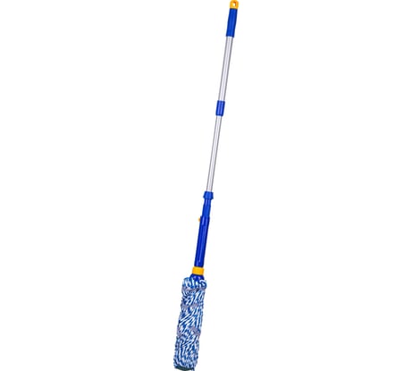 Самоотжимная швабра OfficeClean Professional телескопическая ручка 96 см, насадка МОП микрофибра, 33 см 266775