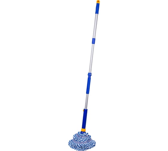 Самоотжимная швабра OfficeClean Professional телескопическая ручка 96 см, насадка МОП микрофибра, 33 см 266775
