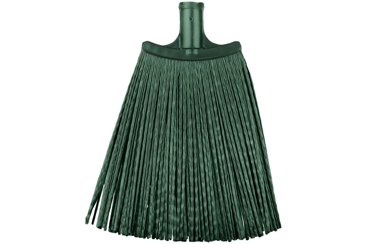 Метла для улицы OfficeClean плоская веерная, с деревянным черенком 120 ...