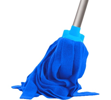 Ленточная насадка-моп для швабры OfficeClean Professional, микрофибра, длина 30см,170г, синяя 303089