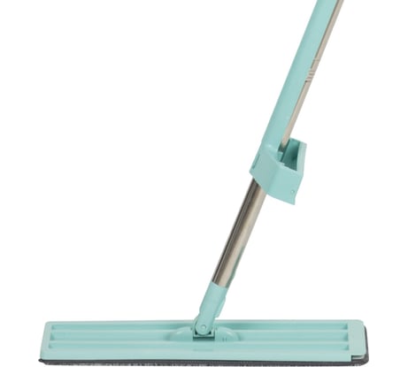 Швабра для пола Рыжий кот WRING SIMPLE с механизмом отжима и насадкой из микрофибры 102536