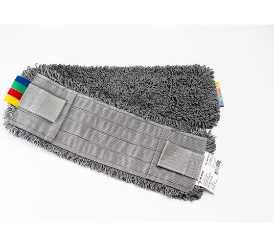 Петельный микрофибровый моп Pro-Brite серый, 40 см, карман-язык 40TGM-U 1