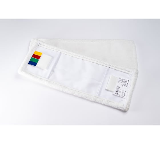 Универсальный микрофибровый моп Pro-Brite белый, 40 см, карман-язык 40UM-U 1