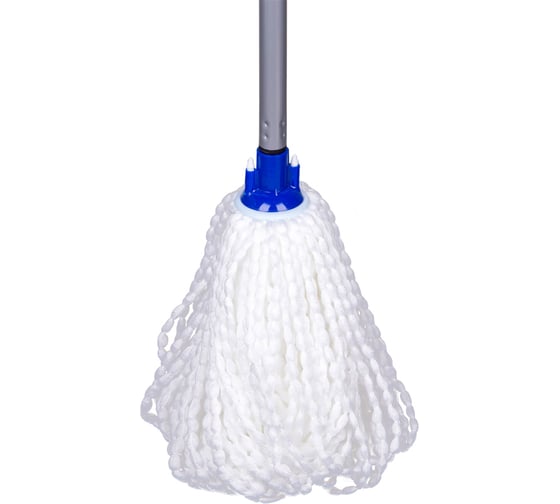 Швабра OfficeClean Professional ручка 120 см, насадка МОП микрофибра, ворс 24 см, 130 г 266778