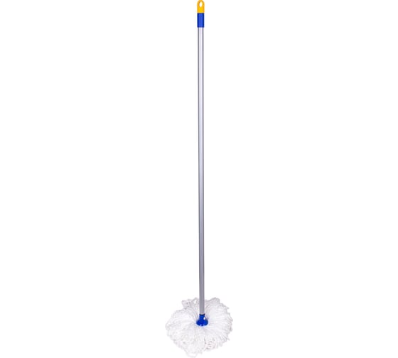 Швабра OfficeClean Professional ручка 120 см, насадка МОП микрофибра, ворс 24 см, 130 г 266778