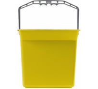 Полипропиленовое ведро с ручкой TTS 6 л, желтое 00003506