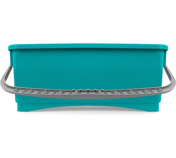 Ведро с ручкой TTS 10 л, зелёное, прямоугольное 0V003223 1