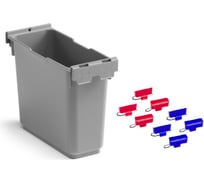 Ведро TTS EROY 6 л, серое 00003263