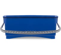 Ведро с ручкой TTS 10 л, синее, прямоугольное 0B003223