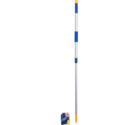 Стекломойка OfficeClean Professional алюминиевая телескопическая ручка 76-125 см, рабочая часть 25 см, стяжка 266771