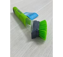 Щетка для мытья посуды с дозатором моющего средства HAPPI DOME термопластик HDCL-61597