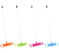 Швабра с насадкой из микрофибры VETTA черенок 120 x d2,2см без телескопа, металл 0,2мм 444-301