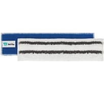 Насадка моп TTS Soft Plus из микрофибры, на липучке, белый с чёрными полосками, 40 см 00AC9520BE