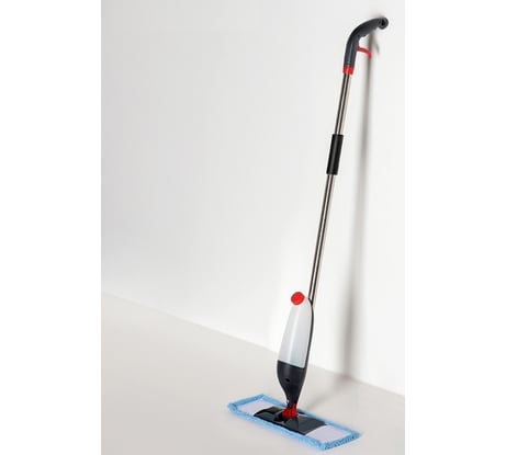 Швабра с распылителем Доляна насадка из микрофибры, 39х9х125 см, окрашенная ручка 3092670