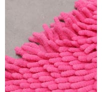 Насадка для швабры с зажимом-бабочкой Доляна микрофибра, букля, 39х28 см 2390745