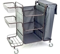 Разборная тележка для горничной oldoak серый мешок ТГР 1 АА2320