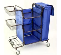 Разборная тележка для горничной oldoak синий мешок ТГР 1 АА2317