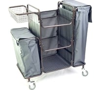 Разборная тележка для горничной oldoak серый мешок ТГР 3 АА2324