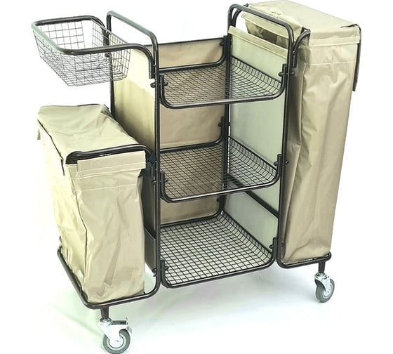 Разборная тележка для горничной oldoak бежевый мешок ТГР 3 АА2323