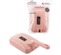 Щетка для удаления шерсти, ниток, волос, с ковров и мебели ALMIN механическая розовая пластиковая 1/1 УИ-4137