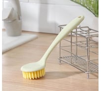 Круглая щетка для чистки посуды Доляна 21х6 см 5386752