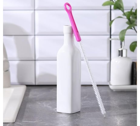 Узкий ерш для посуды Доляна 30.5х1.2 см, цвет МИКС 1382263