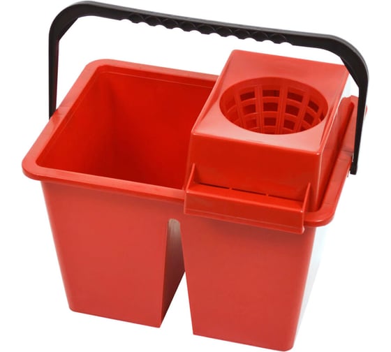 Ведро SYR DoubleDolly C10 2х6л красное 860939