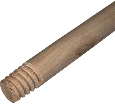 Черенок для щетки SAMGRUPP 120 см, диаметр 22 см, эвкалипт, с резьбой (упаковка 10 шт) SAMC-087122120-10