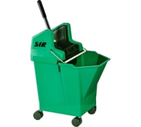 Ведро на колесах SYR Ladybug 20 л зеленое 990792