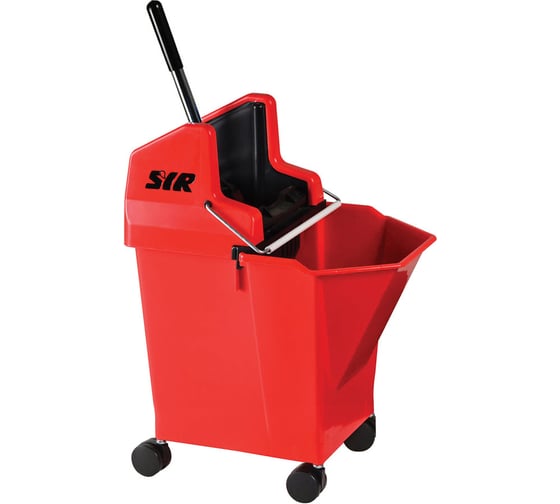 Ведро на колесах SYR Ladybug 20 л красное 990790