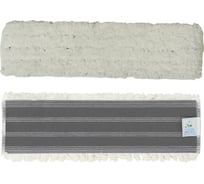 Моп плоский SYR Microrapid Wet-Mop 46 см сверхпрочный, микрофибра, серый S0523203