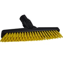 Щетка V-образная SYR Grout Brush 23см для стыков и швов, крепление Interchange желтая 930070